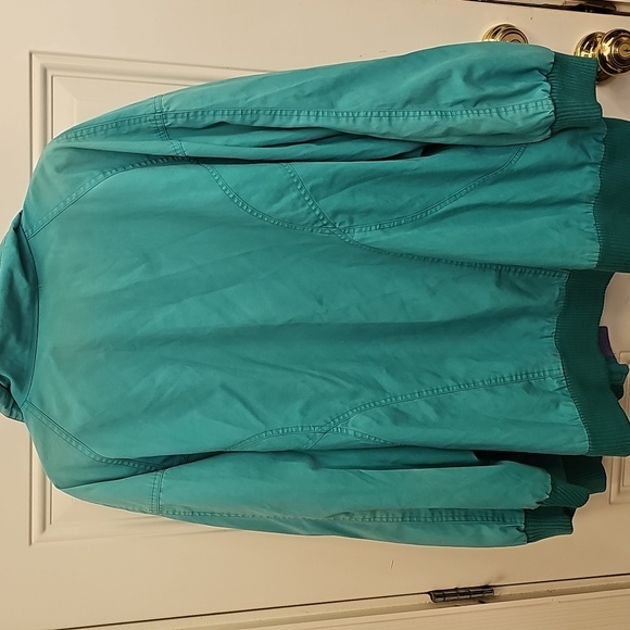 Vintage, Teal, Jacket, Casual, Retro, 80s, 90s, Streetwear, Unisex, Winter, Big - Picture 8 of 11